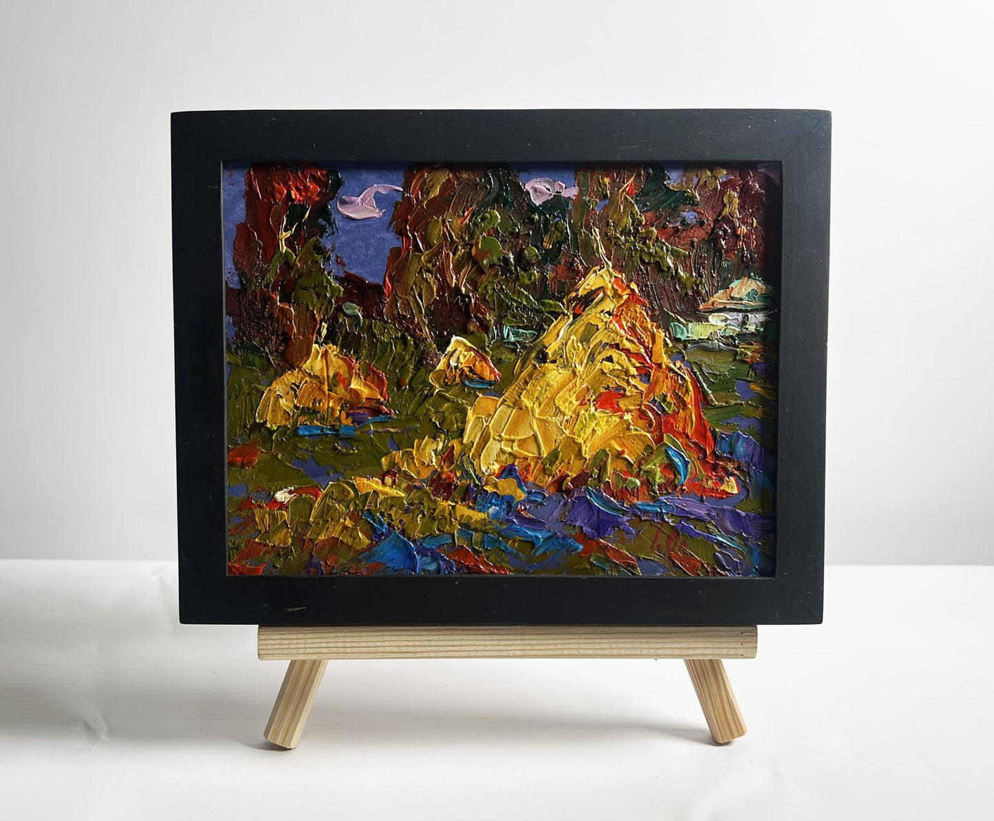 Oil painting Returning from the field in the evening Oleksiy Ivanyuk