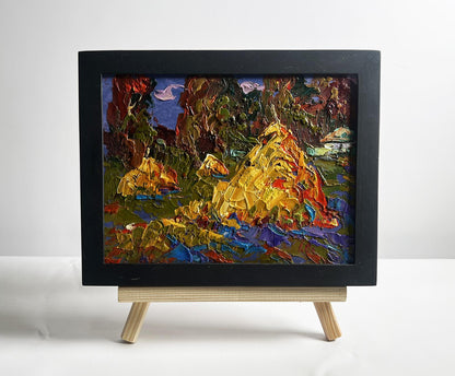 Oil painting Returning from the field in the evening Oleksiy Ivanyuk