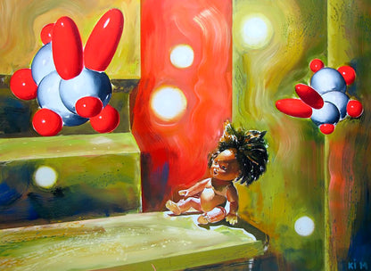 Oil painting Good night Igor Konovalov