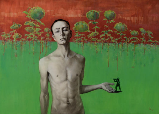 Oil painting Sacrifice Oleg Kateryniuk