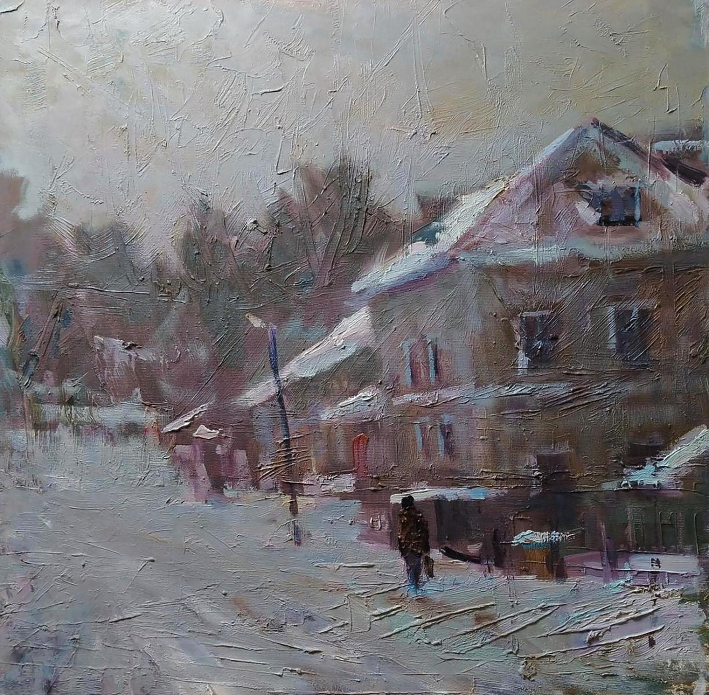 Oil painting Opishnia Volodymyr Pashchenko