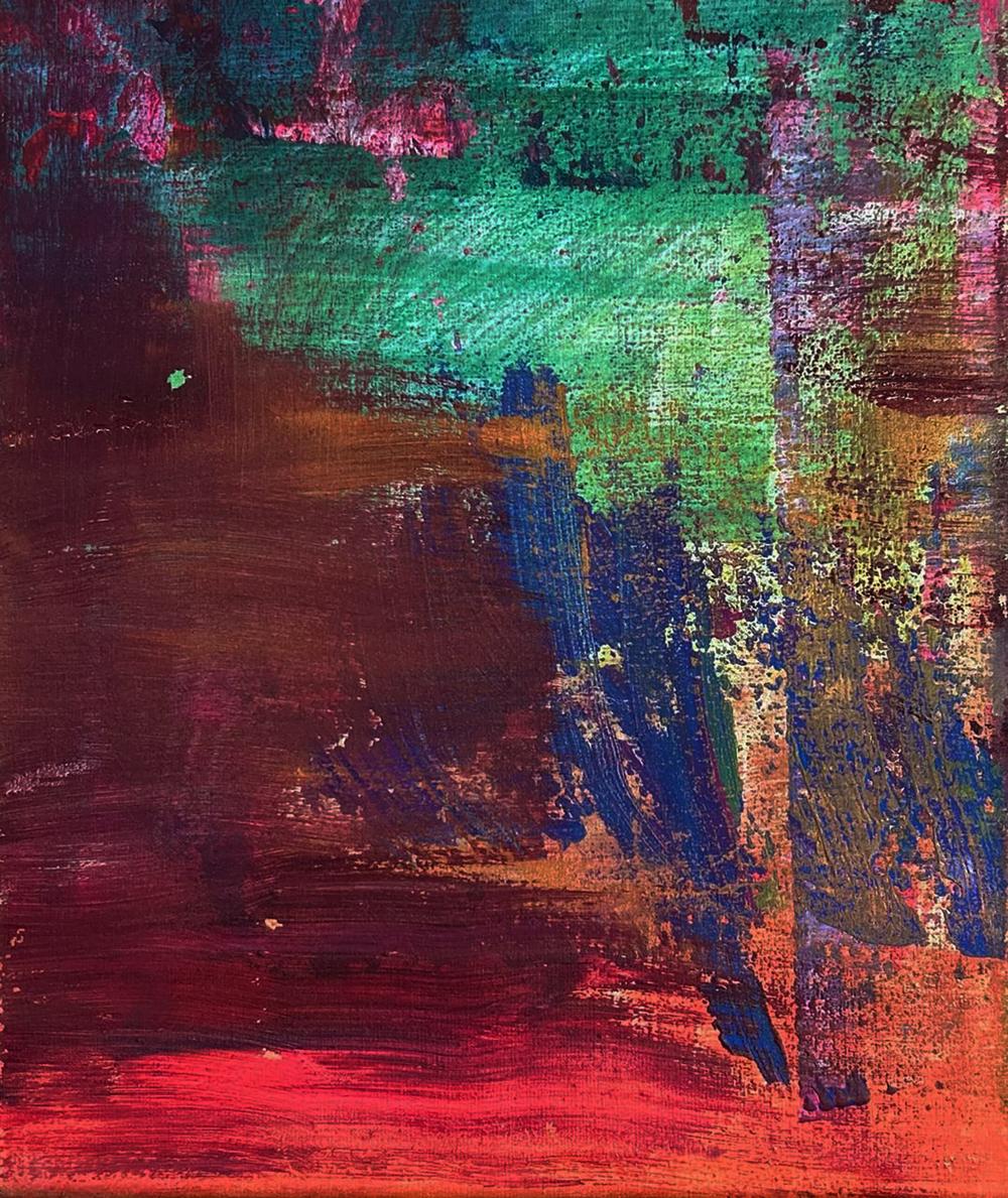 Acrylic painting Pursuit of a dream Olga Melezhik