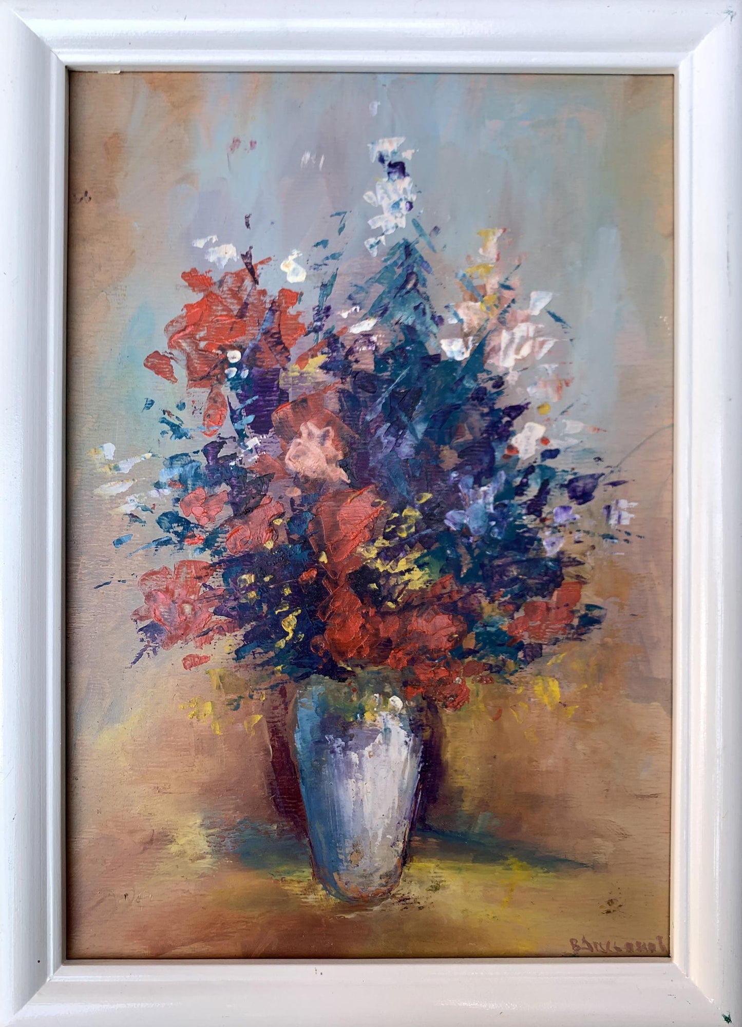 Oil painting Spring flowers Unknown artist