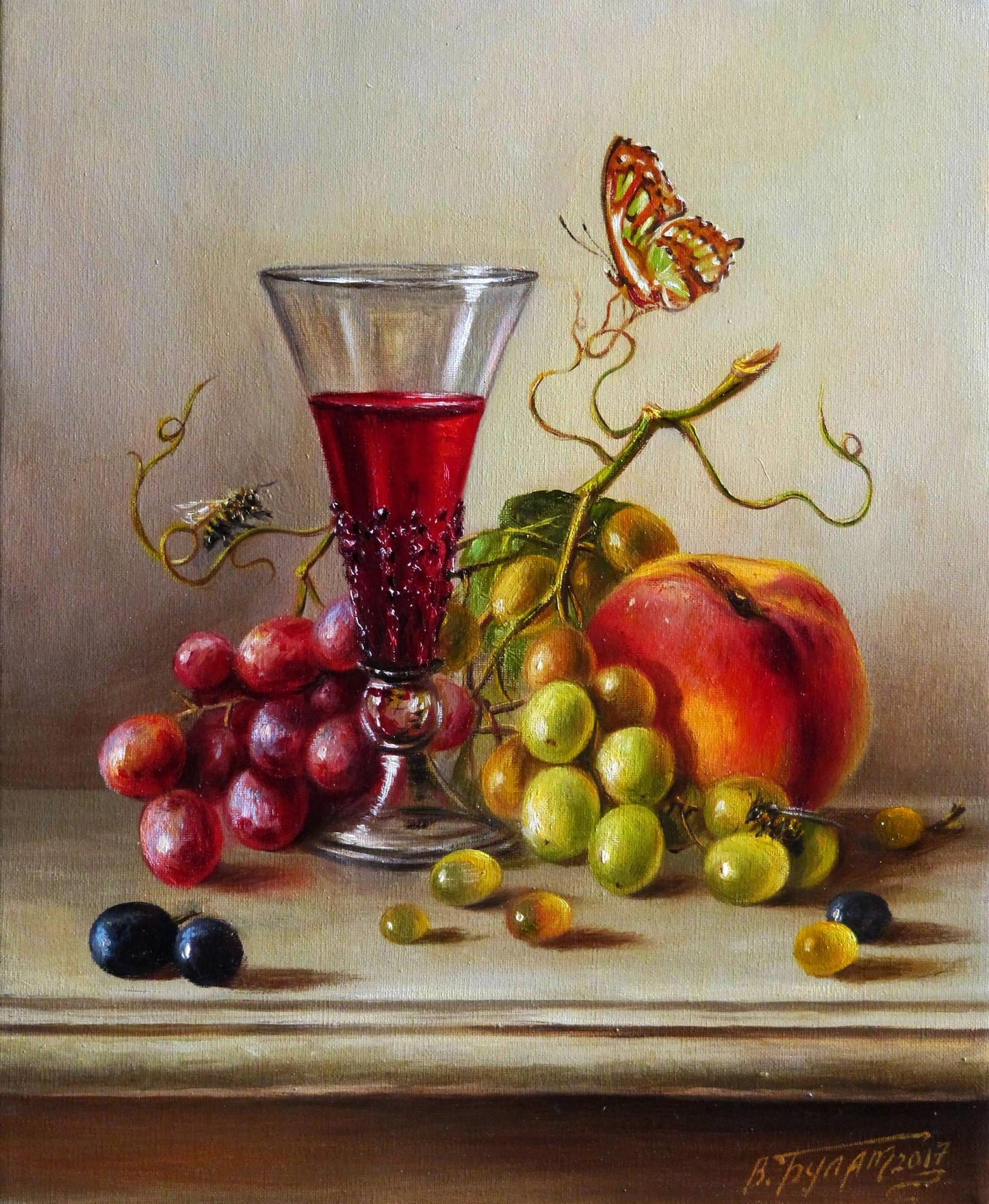 Oil painting Fruity notes Valeriy Bulat