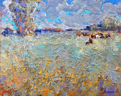 Oil painting Far-steppe Alex Kalenyuk