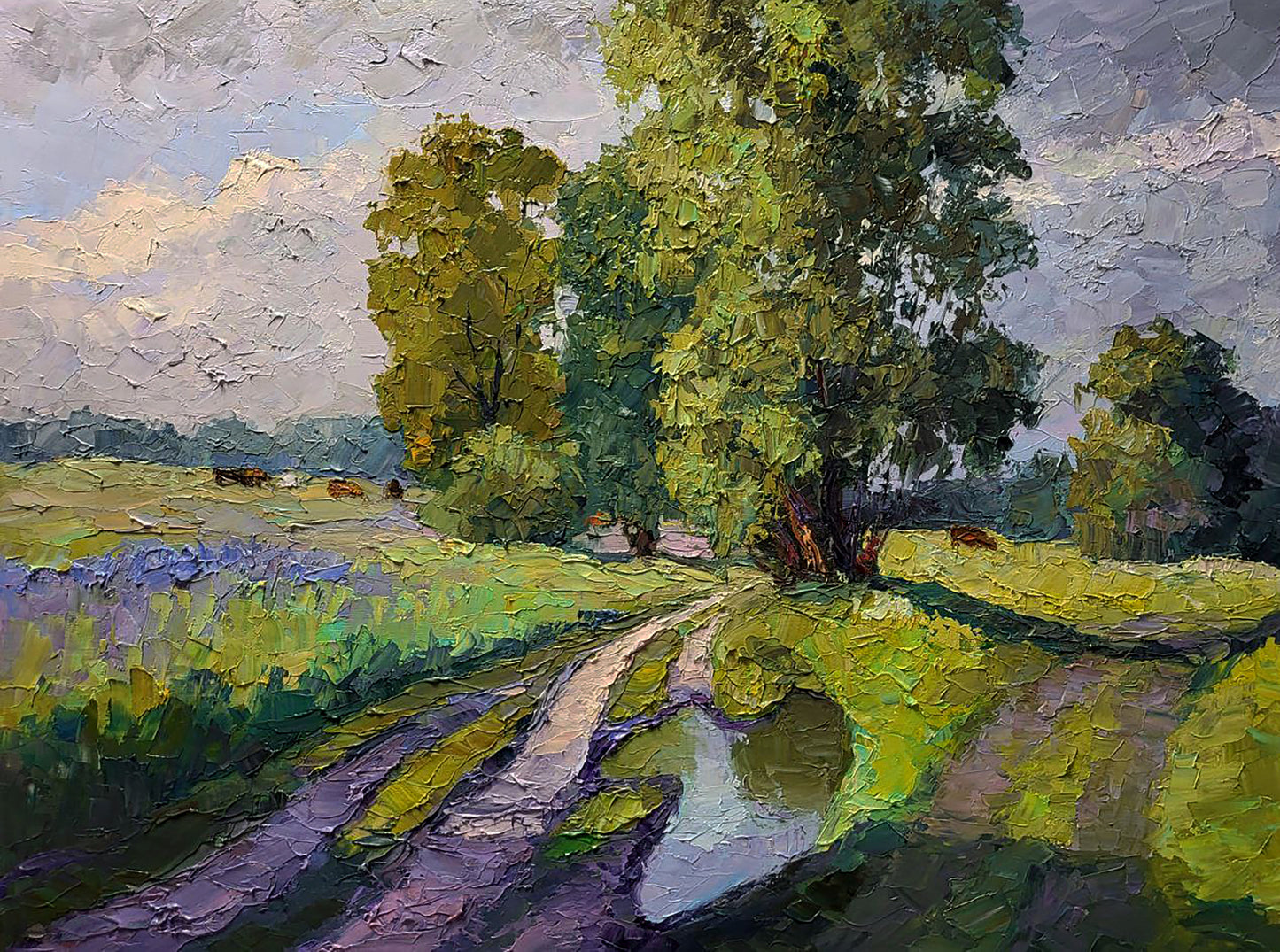 Oil painting Summer day Serdyuk Boris Petrovich