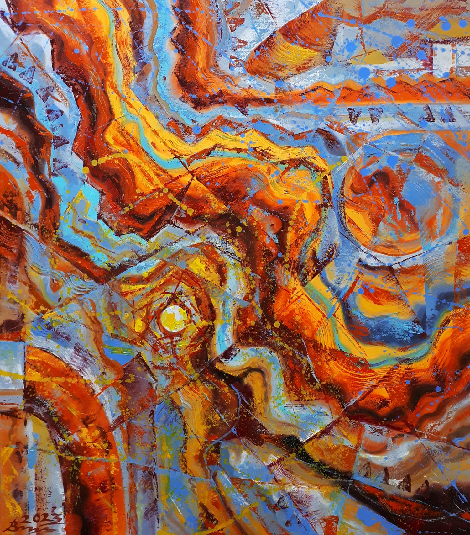 Oil painting Sunset Sergey Voichenko