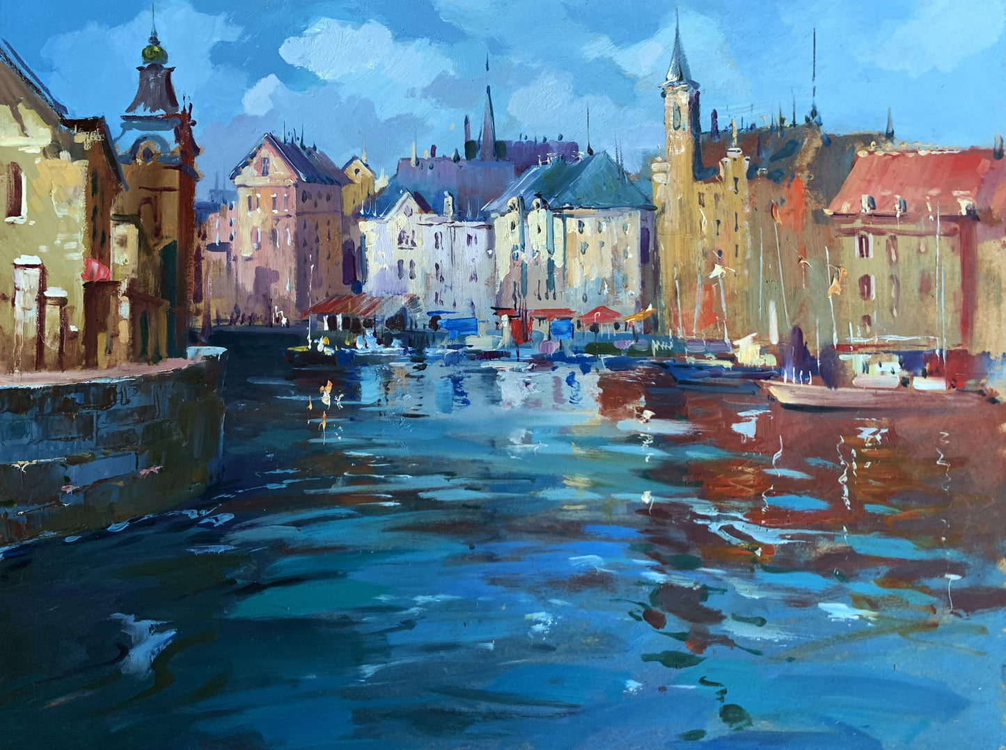 OIl painting Like in Venice Yuriy Suprunchuk