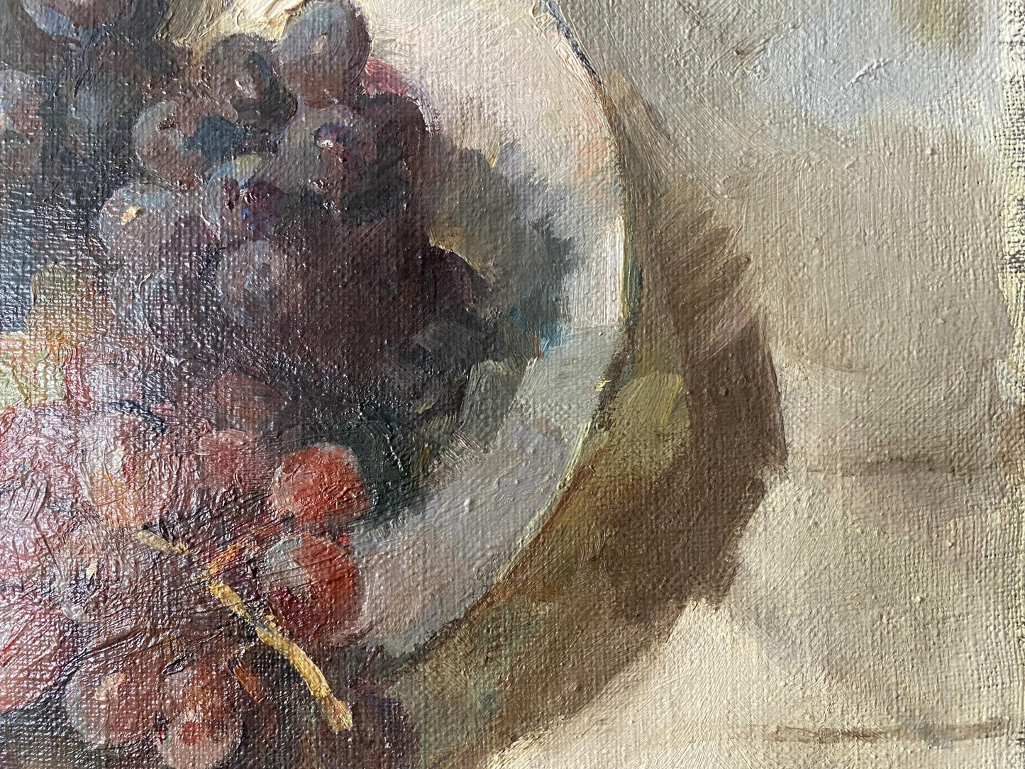 Oil painting Juicy grapes V. Tomov