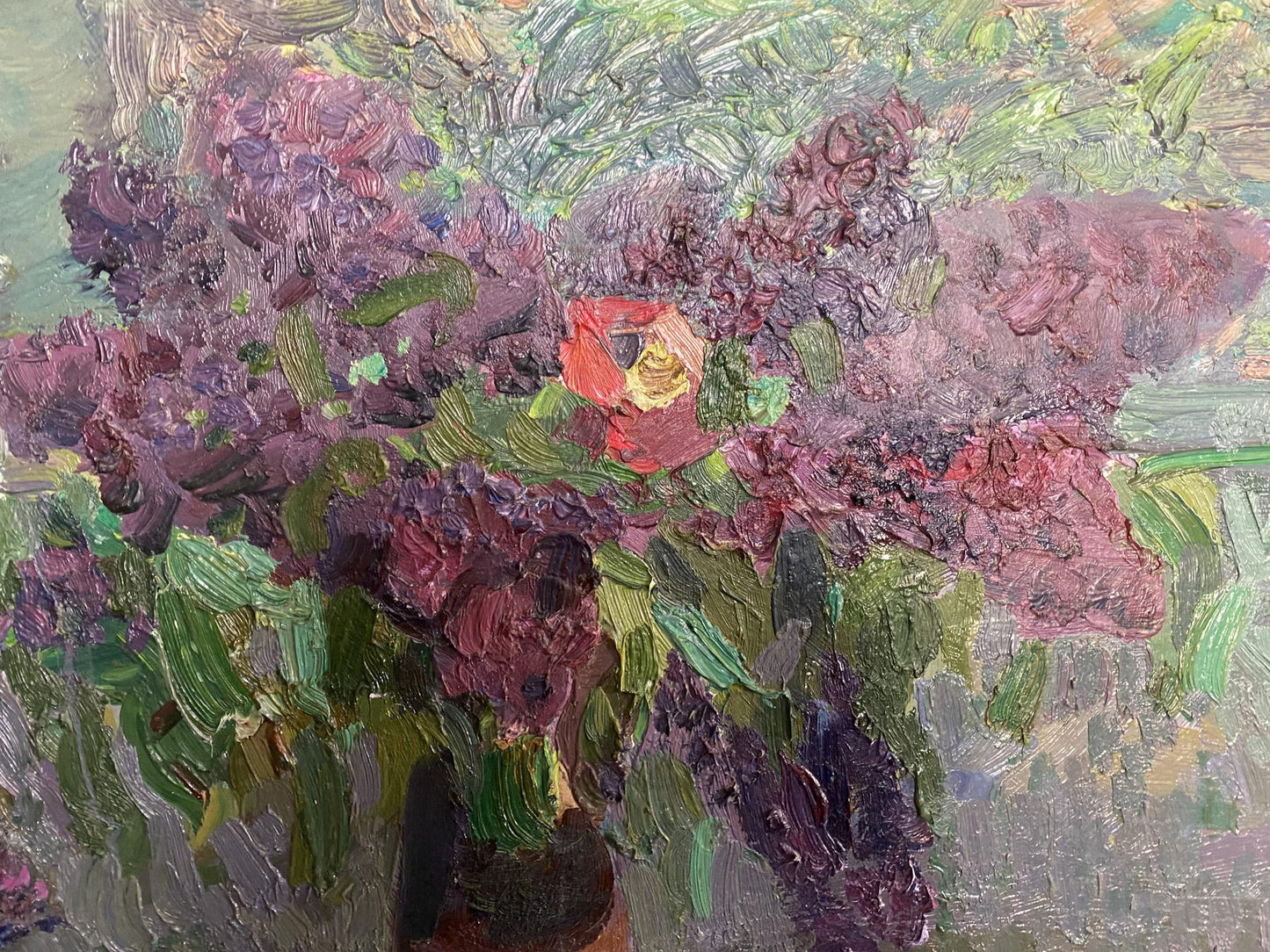 Oil painting Lilac Matyushenko Victor Ivanovich