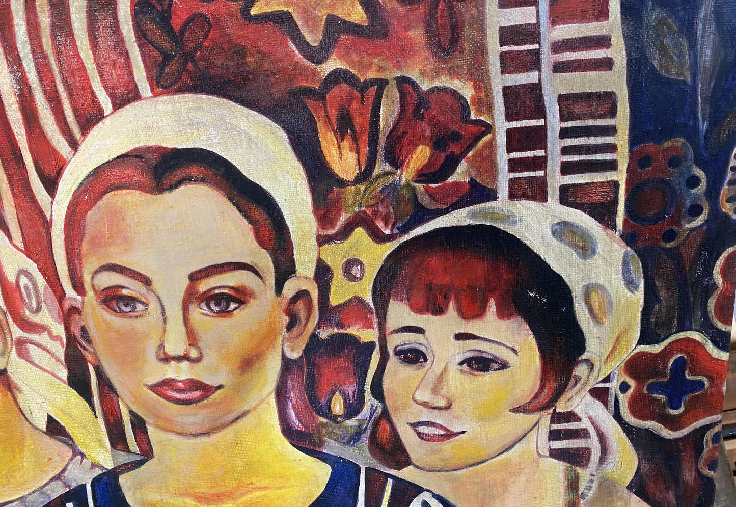 Oil painting Girls portrait Zaretskaya Maya Sergeevna