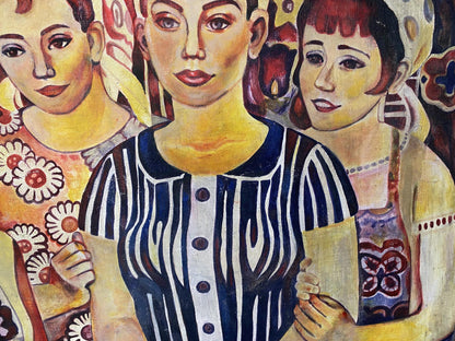 Oil painting Girls portrait Zaretskaya Maya Sergeevna