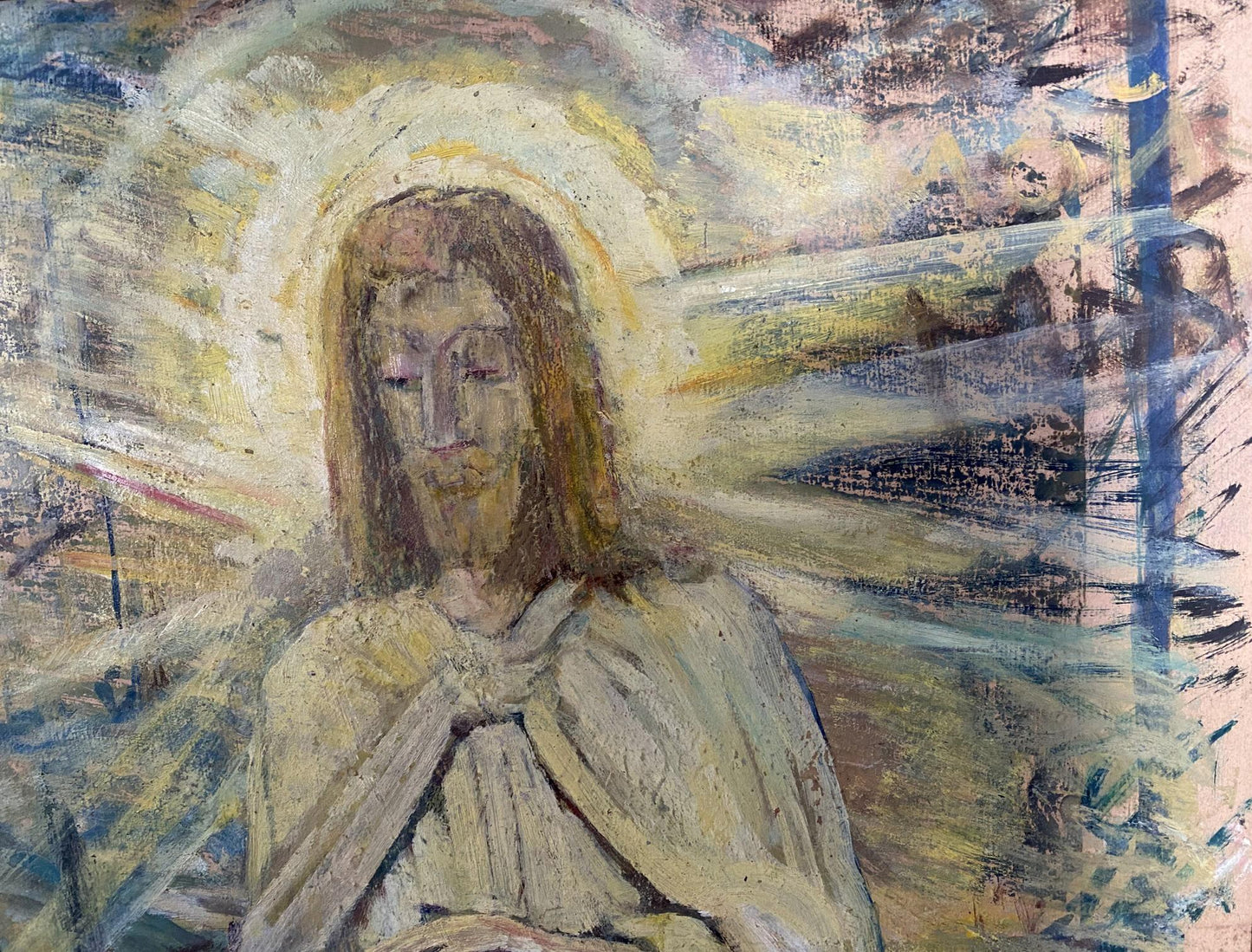 Oil painting Portrait of Jesus Christ Valentin Dmytrovych Khrushch