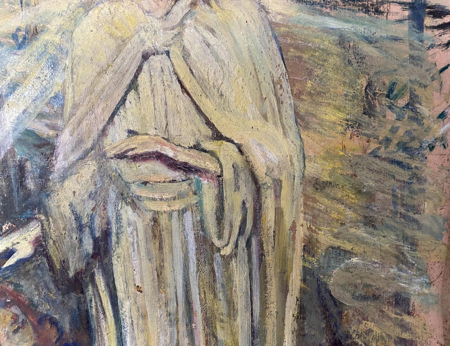 Oil painting Portrait of Jesus Christ Valentin Dmytrovych Khrushch