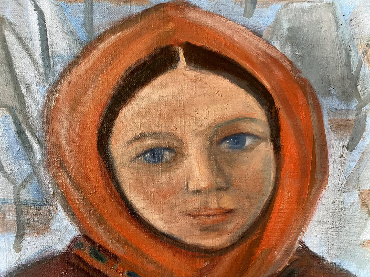 Oil painting Hutsulochka Kotska Andrey Andreevich