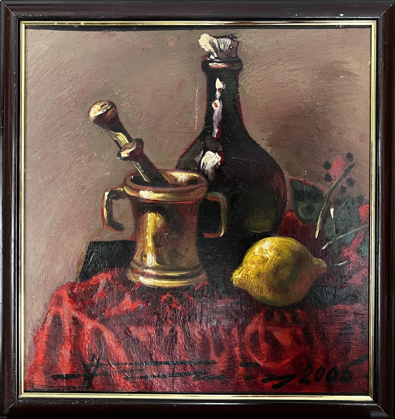 Oil painting Still life with mortar Prokopenko Nikolai Nikolaevich