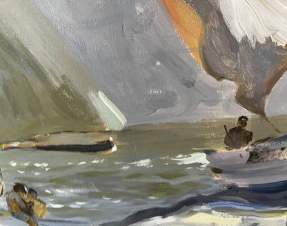 Oil painting In the sea Barabash Svyatoslav Sergeevich