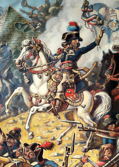 Oil painting Napoleon in Egypt Daniil Litvinov