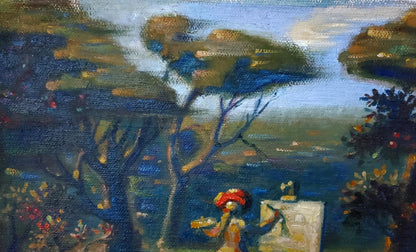 Oil painting En plein air Daniil Litvinov