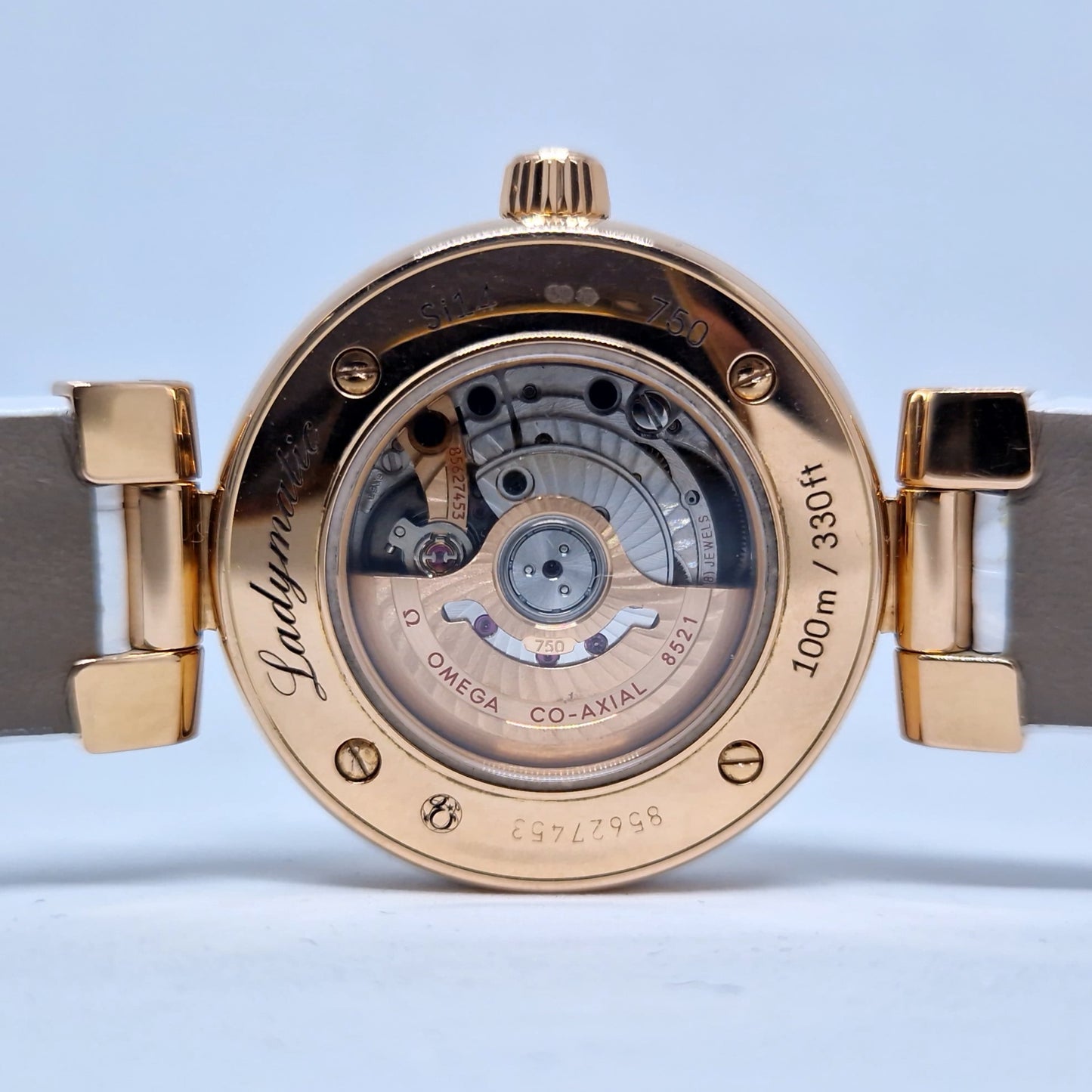 Omega De Ville Ladymatic 425.63.34.20.55.001 Gold 750 Diamonds