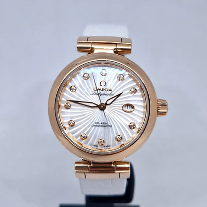 Omega De Ville Ladymatic 425.63.34.20.55.001 Gold 750 Diamonds