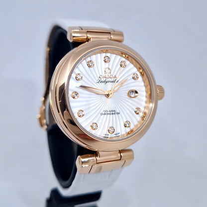 Omega De Ville Ladymatic 425.63.34.20.55.001 Gold 750 Diamonds