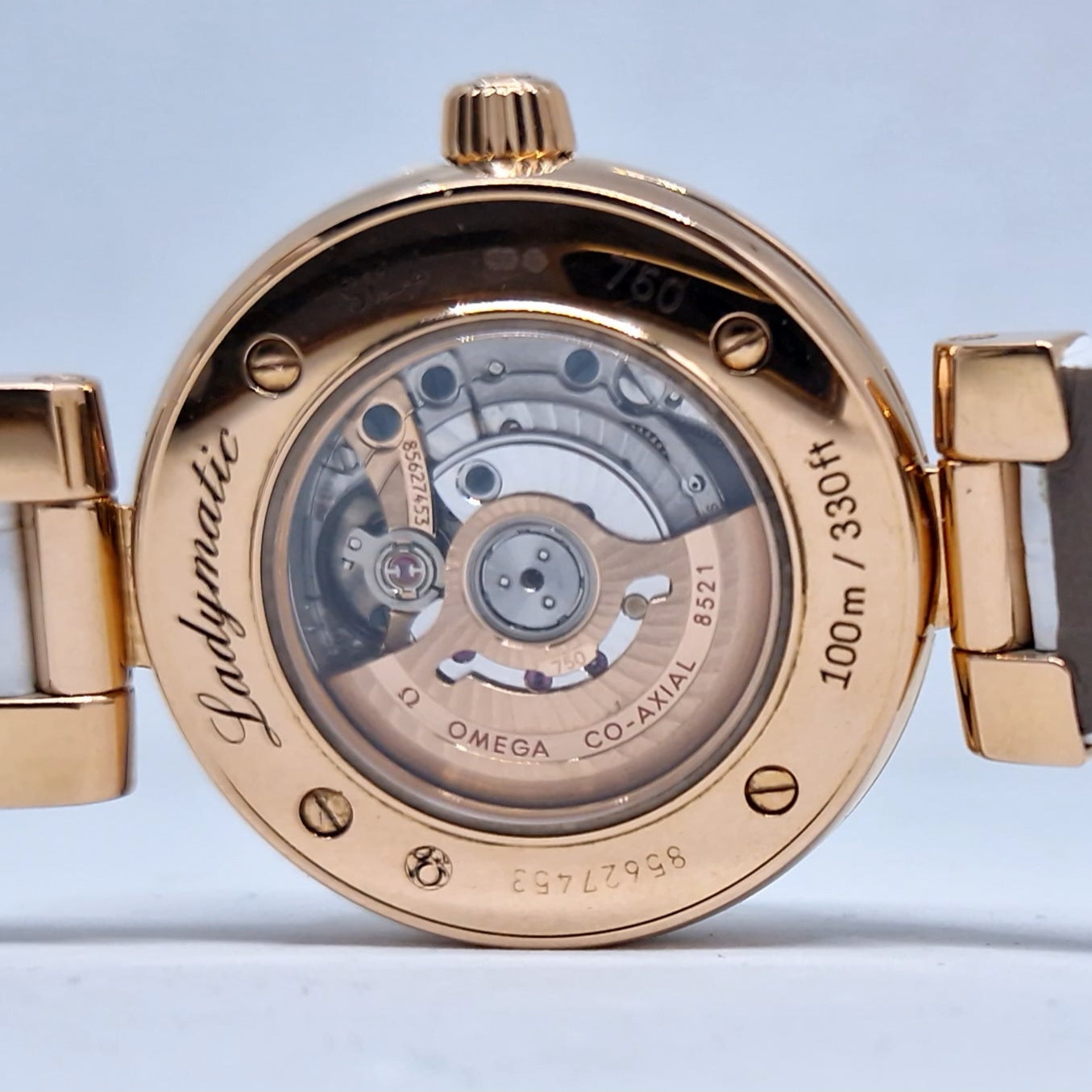 Omega De Ville Ladymatic 425.63.34.20.55.001 Gold 750 Diamonds