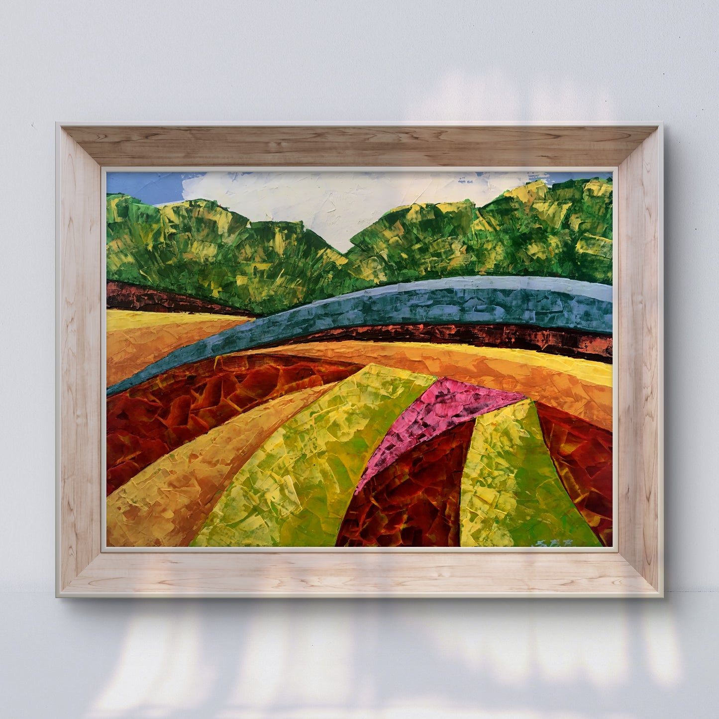 Oil painting The road to the forest Zadorozhnya V. V.