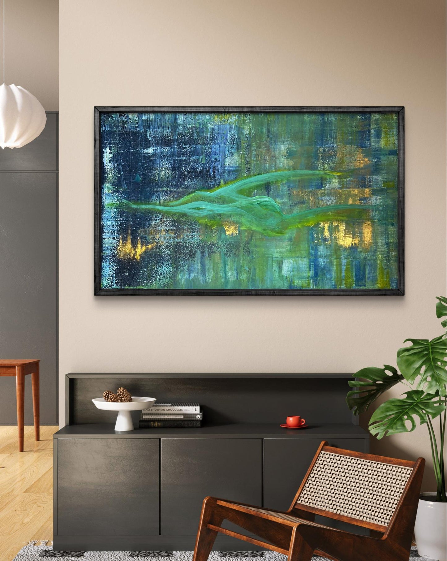 Acrylic painting Summer dream Olga Melezhik