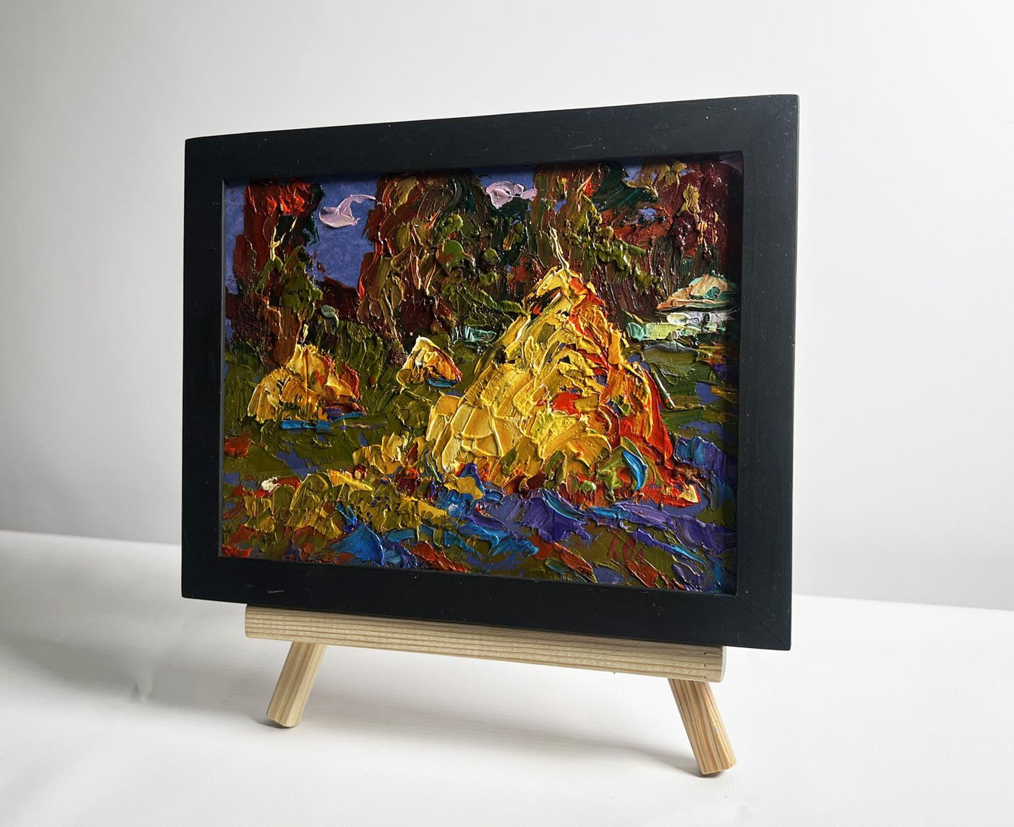 Oil painting Returning from the field in the evening Oleksiy Ivanyuk