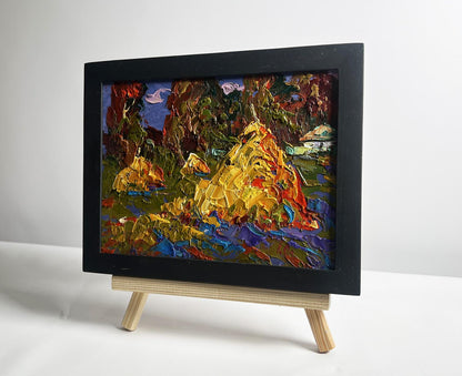 Oil painting Returning from the field in the evening Oleksiy Ivanyuk