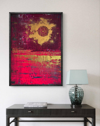 Acrylic painting You shine like the sun Olga Melezhik