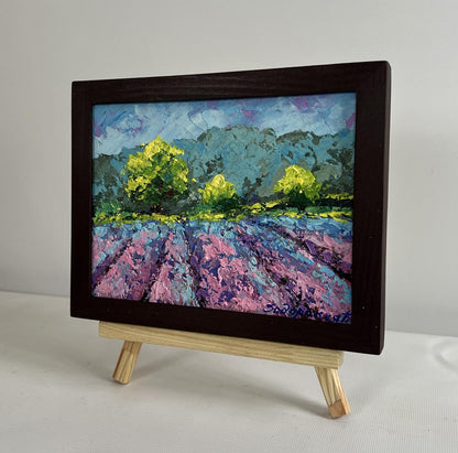 Oil painting Floral glow under the sky V. Zadorozhnya