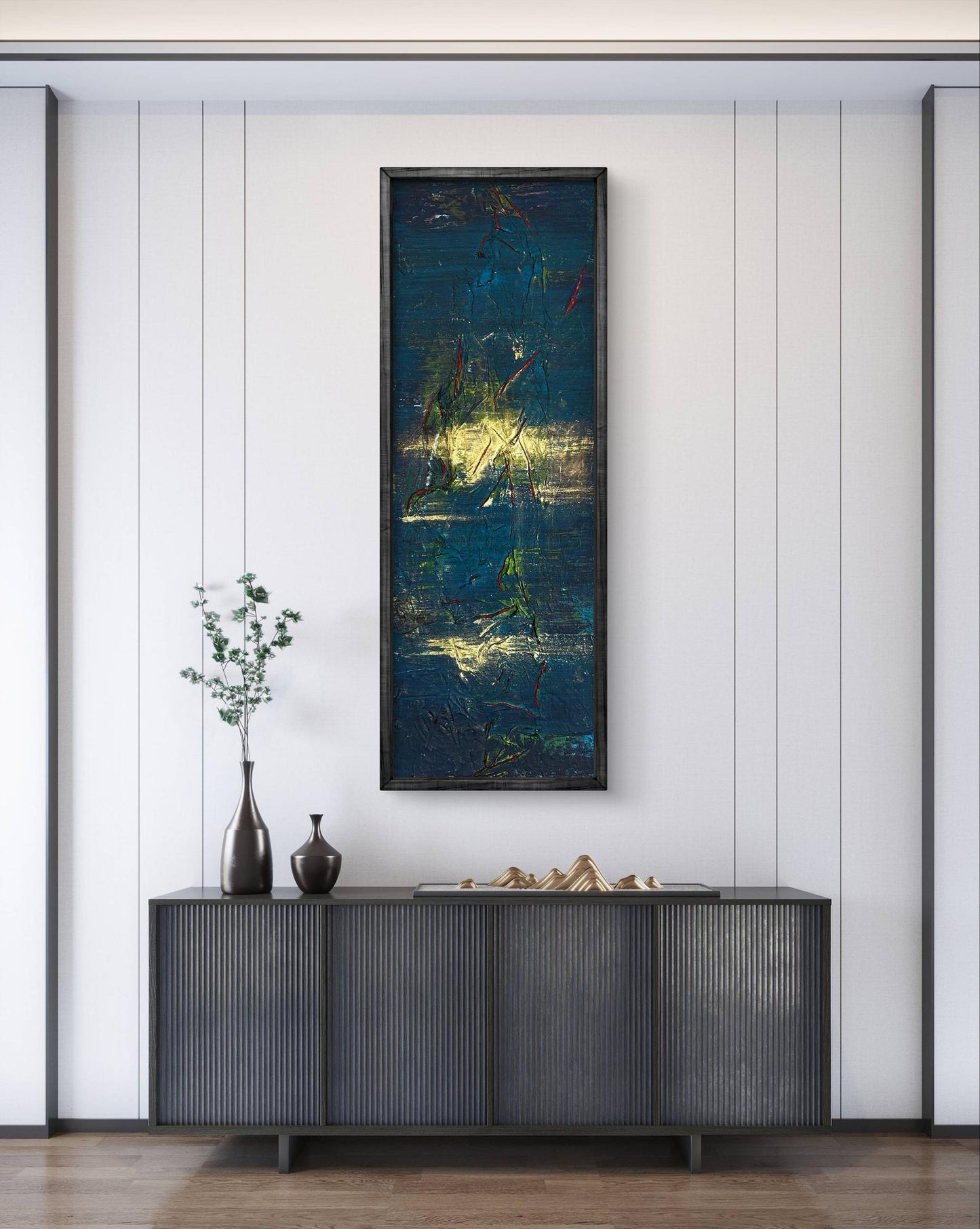 Acrylic painting Night adventure Olga Melezhik