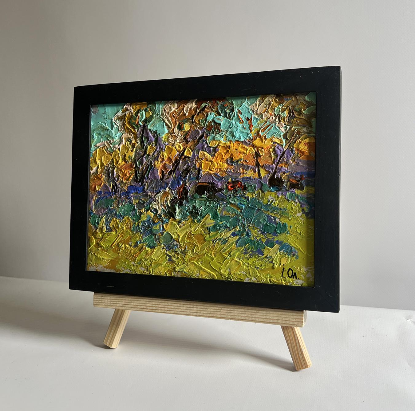 Oil painting A light breeze in the meadows Oleksiy Ivanyuk