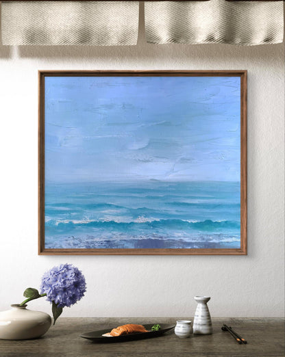 Oil painting Warm sea Unknown artist