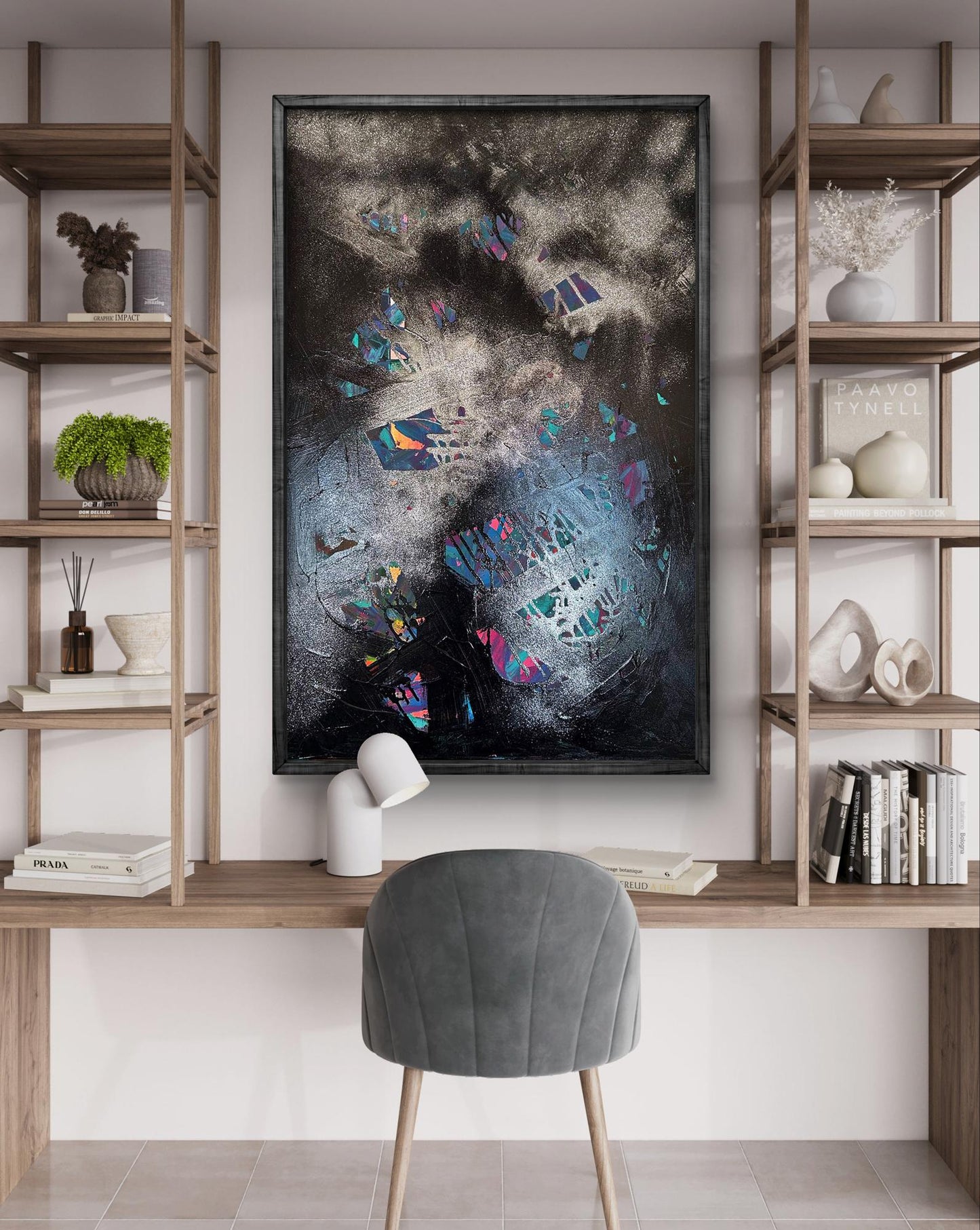 Acrylic painting Galaxy of the Soul Olga Melezhik