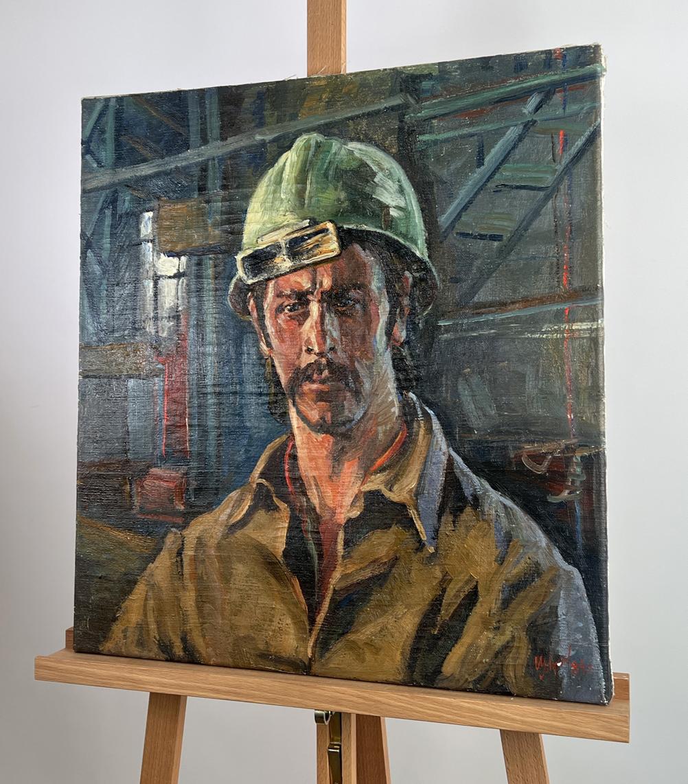 Oil painting Fire and metal Munk Igor Alexandrovich