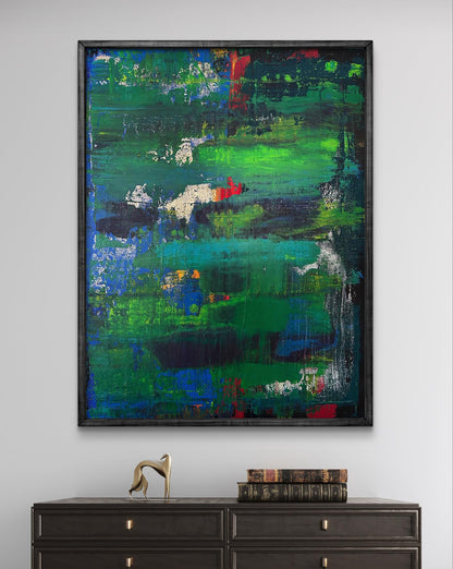 Acrylic painting Walk in the forest Olga Melezhik