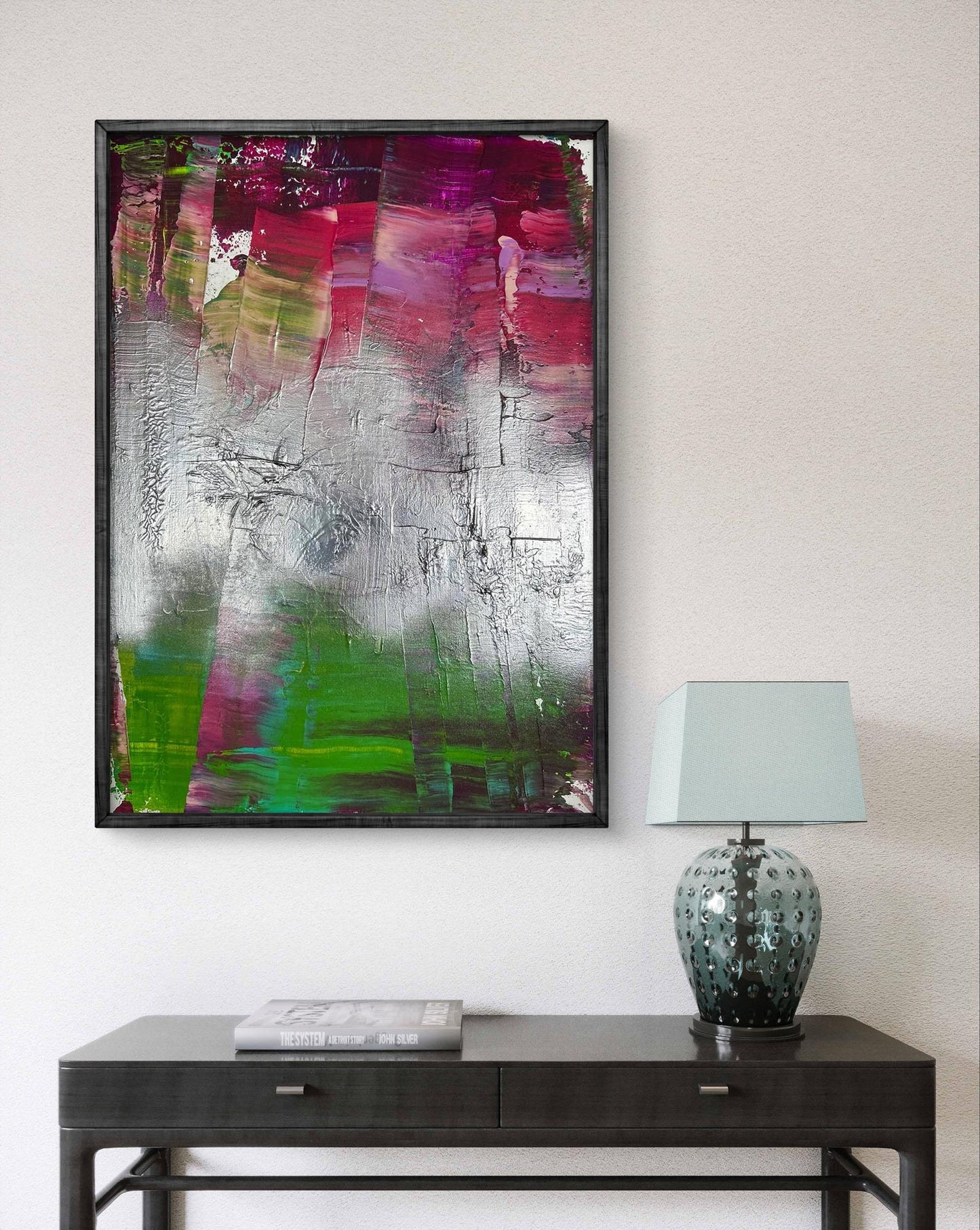 Acrylic painting Mirror of the Soul Olga Melezhik