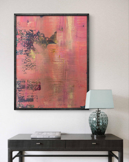 Acrylic painting Tenderness in my eyes Olga Melezhik