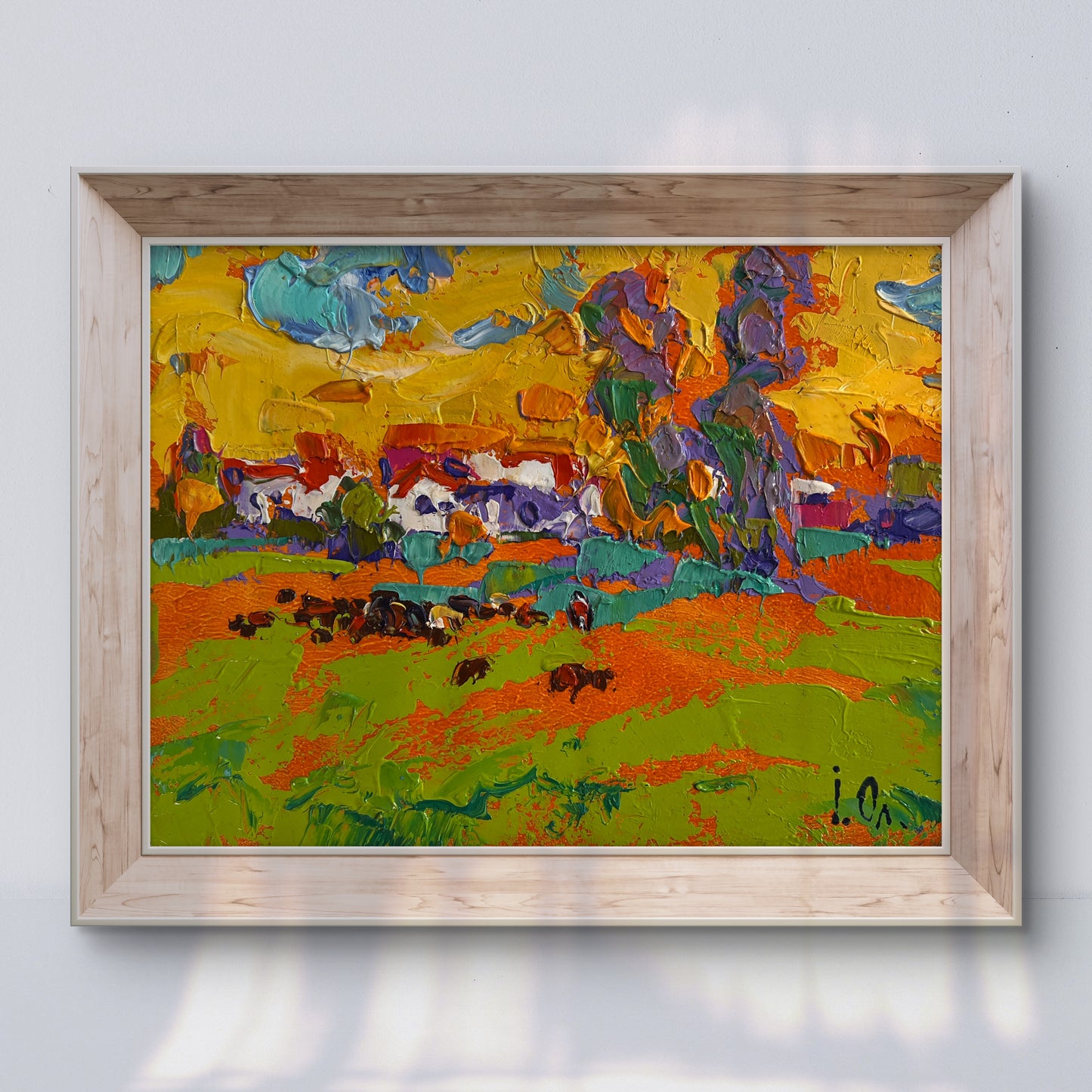 Oil painting In the sunny meadows Oleksiy Ivanyuk