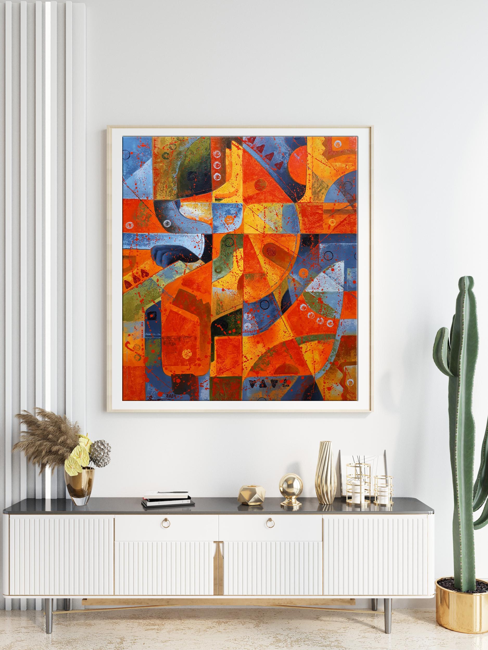 Abstract paintings collection   