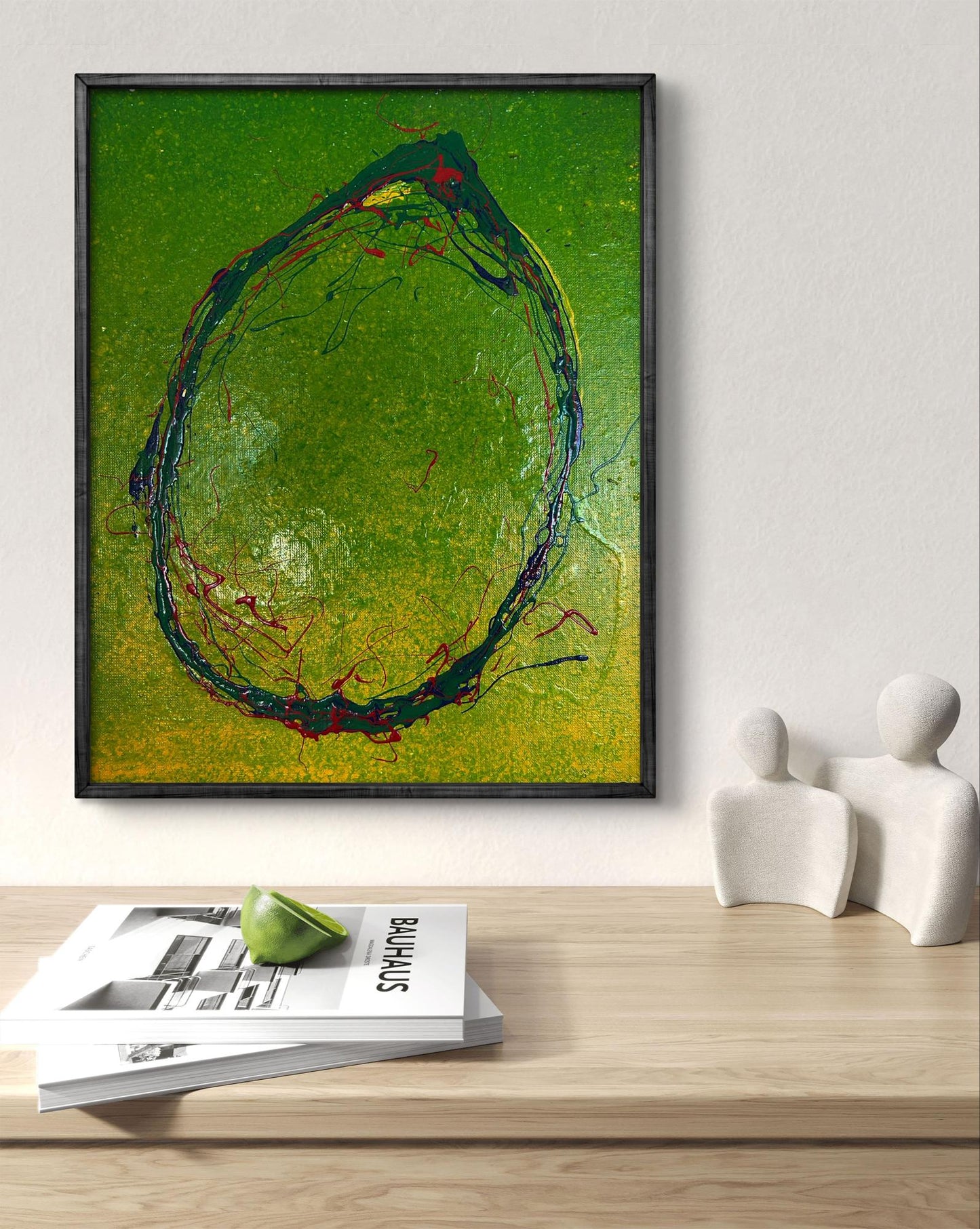 Acrylic painting Bright lemon Olga Melezhik