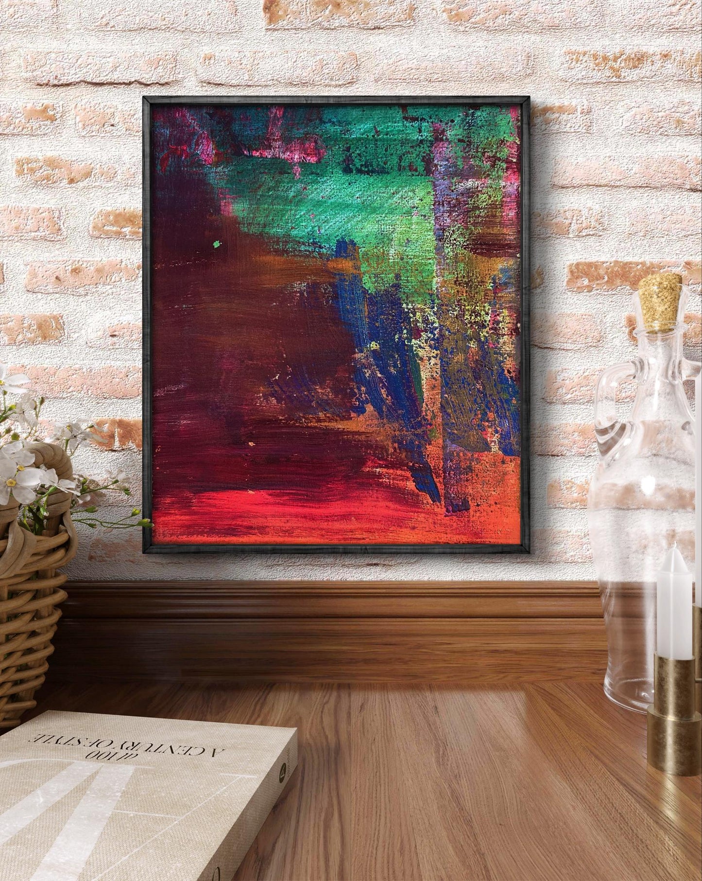 Acrylic painting Pursuit of a dream Olga Melezhik