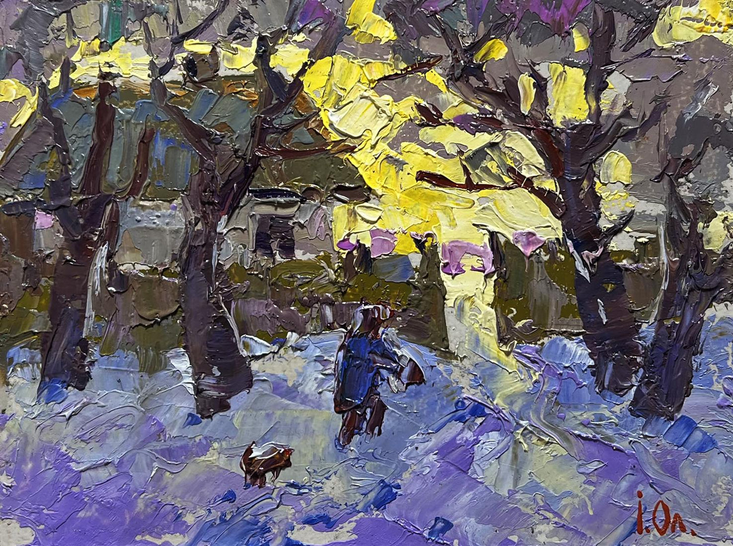 Oil painting Over the evening Alex Ivanyuk