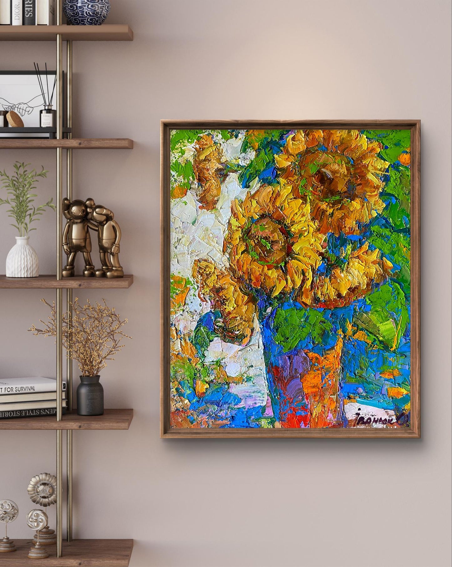 Oil painting Sunflowers Oleksiy Ivanyuk