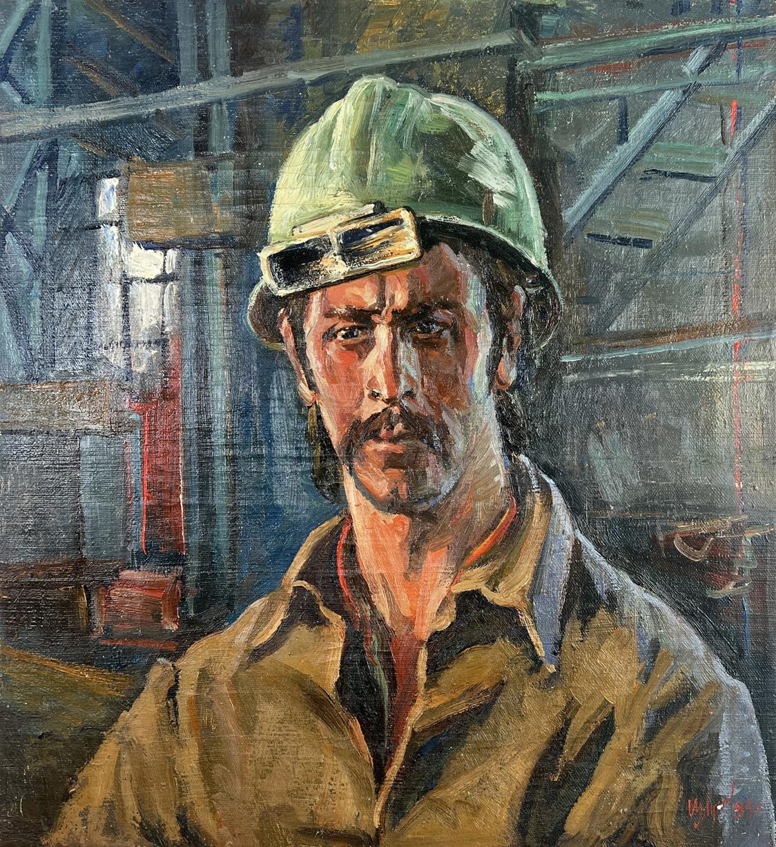 Oil painting Fire and metal Munk Igor Alexandrovich