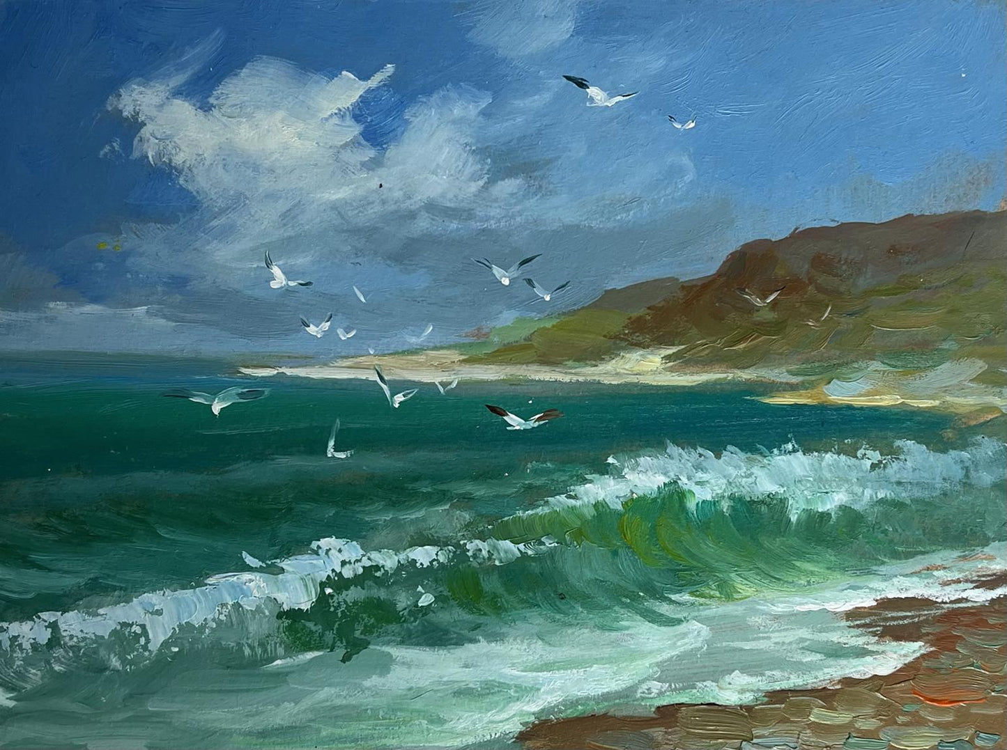 OIl painting Sea freshness Yuriy Suprunchuk