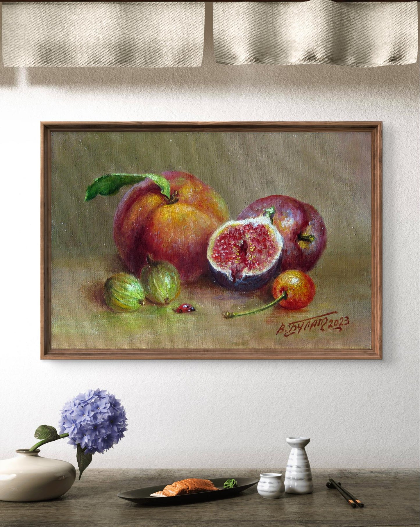 Oil painting Fruit still life Valeriy Bulat